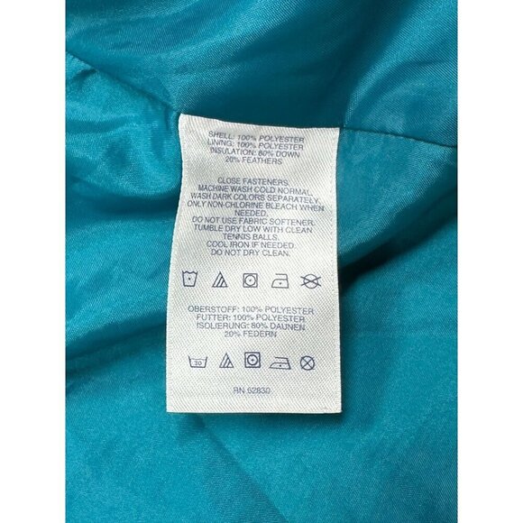 Lands' End Down Puffer Vest Womens‎ Size Large 14-16 Zip Front - Picture 8 of 11